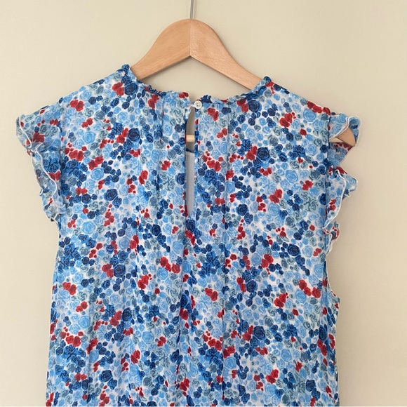 LITTLE MOON Blue Rarity Tiered Maxi Dress - Picture 8 of 13